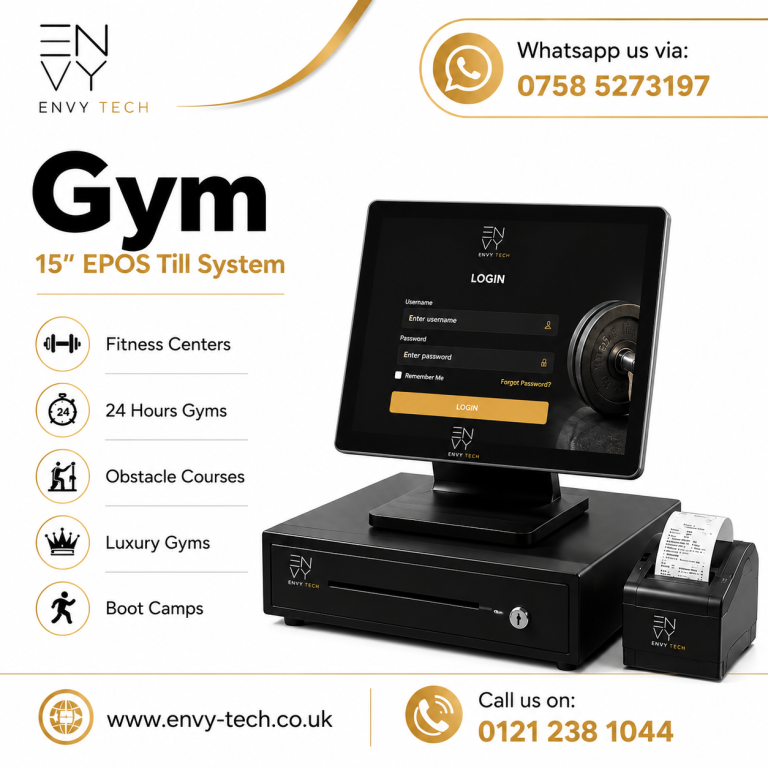 New 15" EPOS Till System Cash Register with Printer