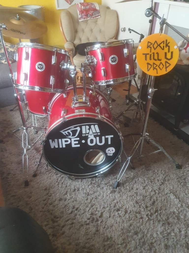 Black mamba full size adult drums