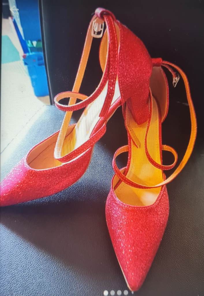 Shiny Red heels