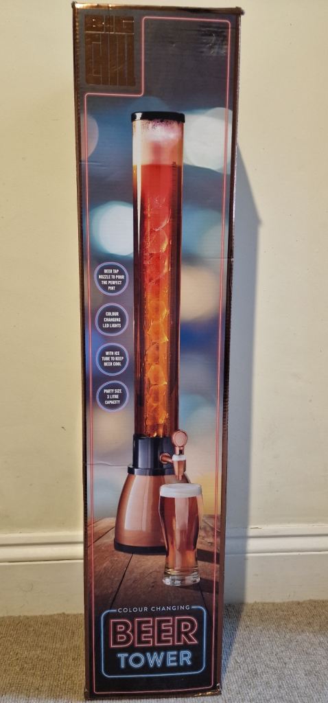 Colour Changing Beer Tower – 3L Capacity 🍺