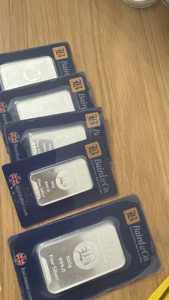 Silver and gold bullion in the north west 