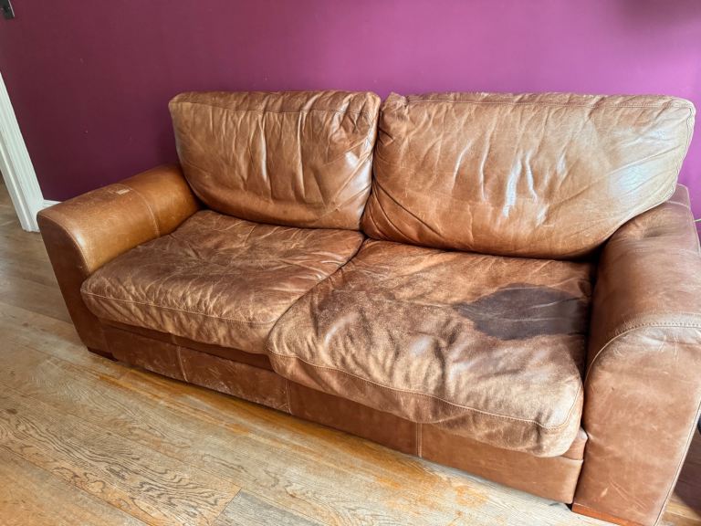 Free 3 seater leather sofa 