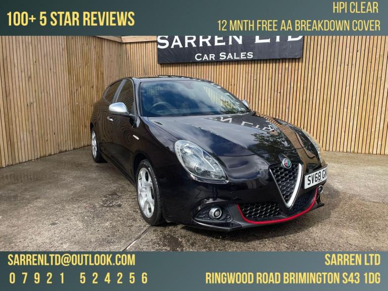 2018 Alfa Romeo Giulietta 1.6 JTDM-2 Sport Hatchback 5dr Diesel Manual Euro 6 (s/s) (120 bhp) HAT...