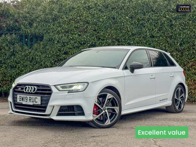 2019 Audi S3 2.0 TFSI Black Edition Sportback 5dr Petrol S Tronic quattro Euro 6 Hatchback Petrol...