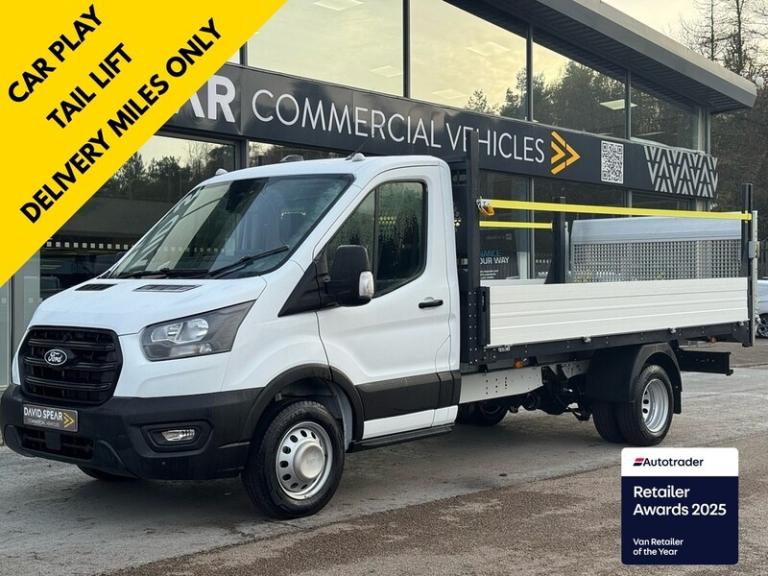  Ford Transit TDCI 350 13'9 L4 Dropside With 500kg Tailift, DRW 12 Screen A/C , Safety  Dropside ...
