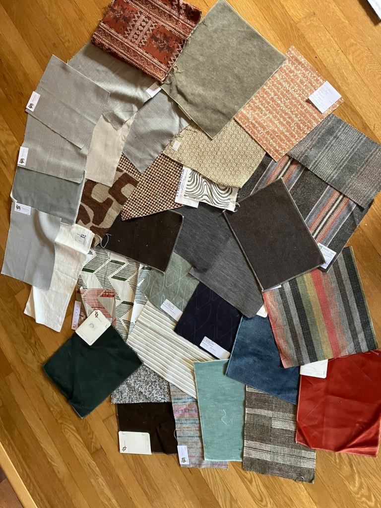 Small pieces of Designer Fabric remnants. 25p each Collect Chichester