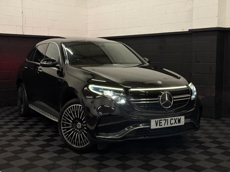 2021 71 MERCEDES BENZ EQC400 AMG LINE PREMIUM ELECTRIC 408BHP 4WD BLACK EURO 6
