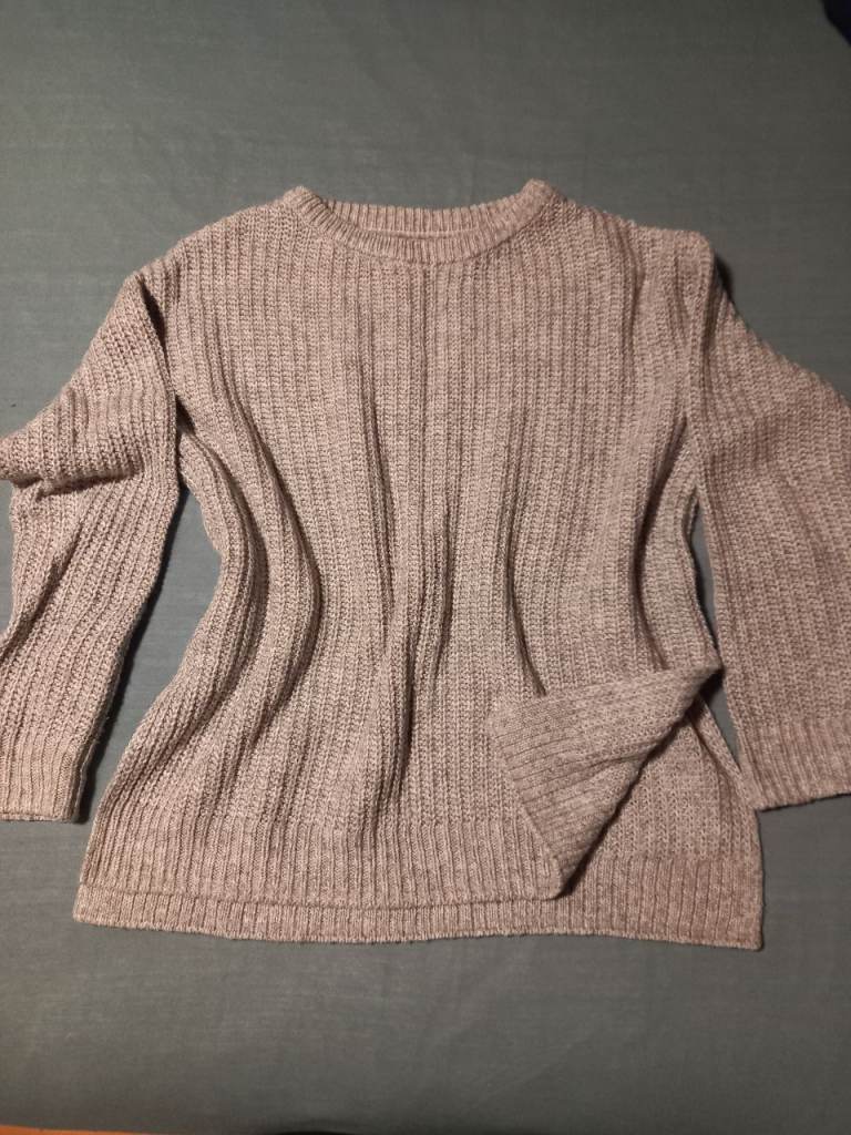 Ribbed Jumper with Side Slits