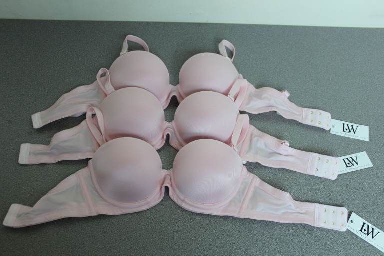 Little Women Strapless Boost Bras x 3, New with Tags, Pale Pink 30AA, RRP £117