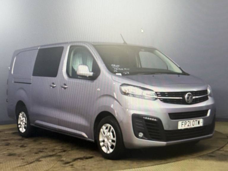 2021 Vauxhall Vivaro 2.0 Turbo D 3100 Sportive Crew Van Double Cab 5dr Diesel Manual L2 H1 Euro  ...