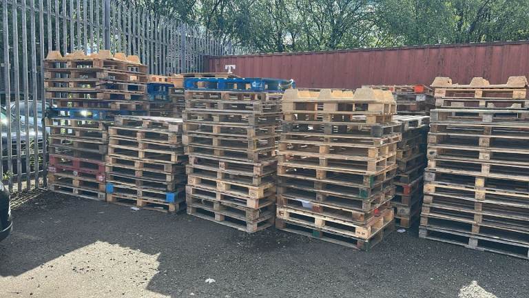 Wooden pallets