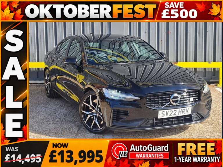 2022 Volvo S60 2.0h T8 Recharge 11.6kWh Polestar Engineered Saloon 4dr Petrol Plug-in Hybr Saloon...