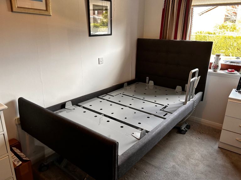 Opera Solo Profiling Bed with Serene Mattress – Dark Grey – Excellent Condition