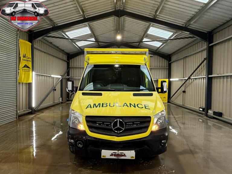 2016 Mercedes-Benz Sprinter 519 CDI MWB Automatic Ex-NHS Ambulance Service + VAT NA DIESEL Automatic