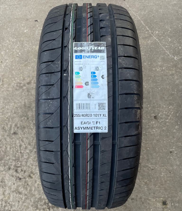 255 40 20 101Y Goodyear Eagle F1 Asymmetric 2 Tyre XL Extra Load XL AO New 0624