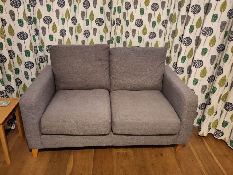 Free grey 2 seater sofa- can fit in estate car