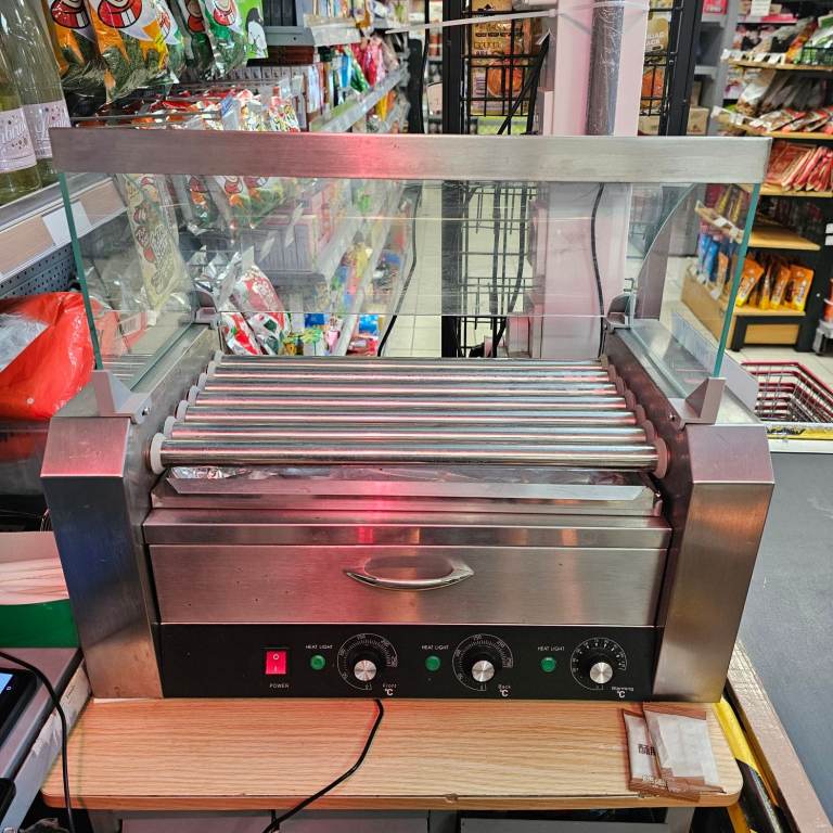 Hot Dog Roller with warming case