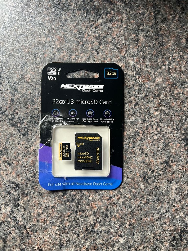 New Nextbase Dashcam SD Card 32gb