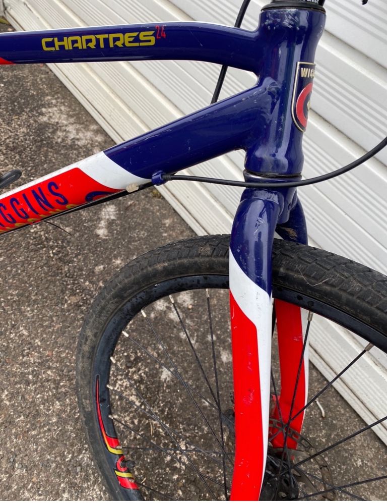 Wiggins Chartres Hybrid Bike - Red, White & Blue, Good Condition