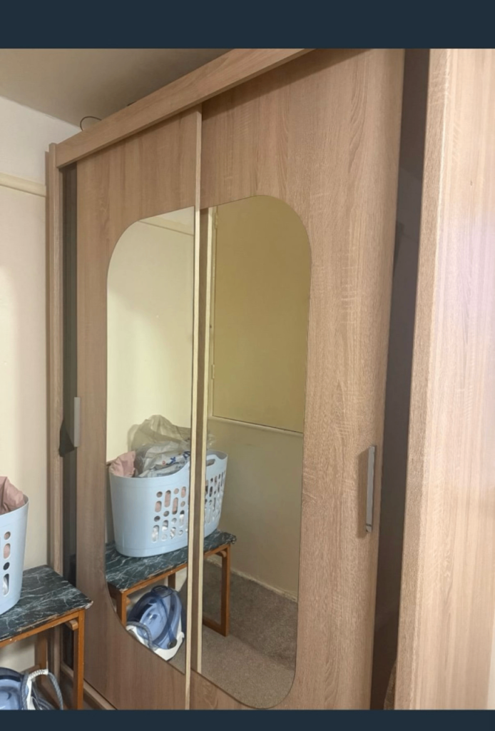 Brown wardrobe 