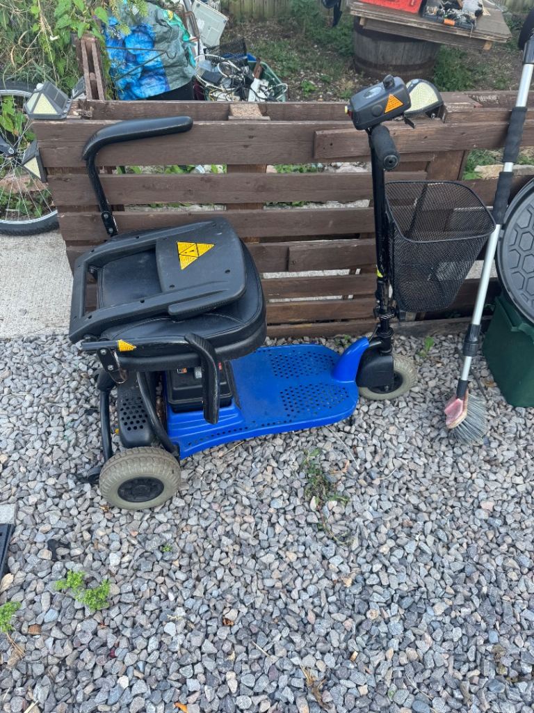 Shoprider Mobility Scooter - Blue, Good Condition