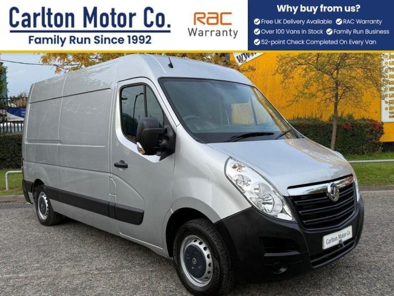 2020 Vauxhall Movano 2.3 CDTi 3500 Panel Van 5dr Diesel Manual FWD L2 H2 Euro 6 