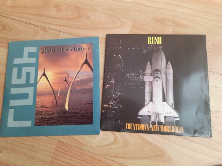 2 x 7 vinyl singles rush - ghost chance