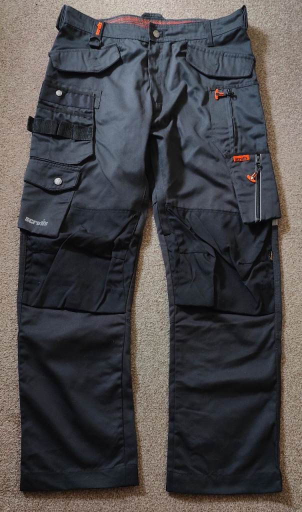 Scruffs Work Trousers 38" Waist 35" Xlong inside leg