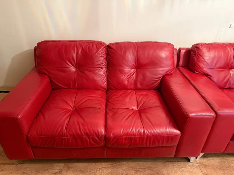 Leather sofas