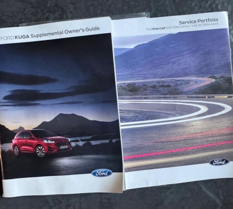 Ford Kuga 2020 onwards  Supplemental Owner's Guide & Service Portfolio