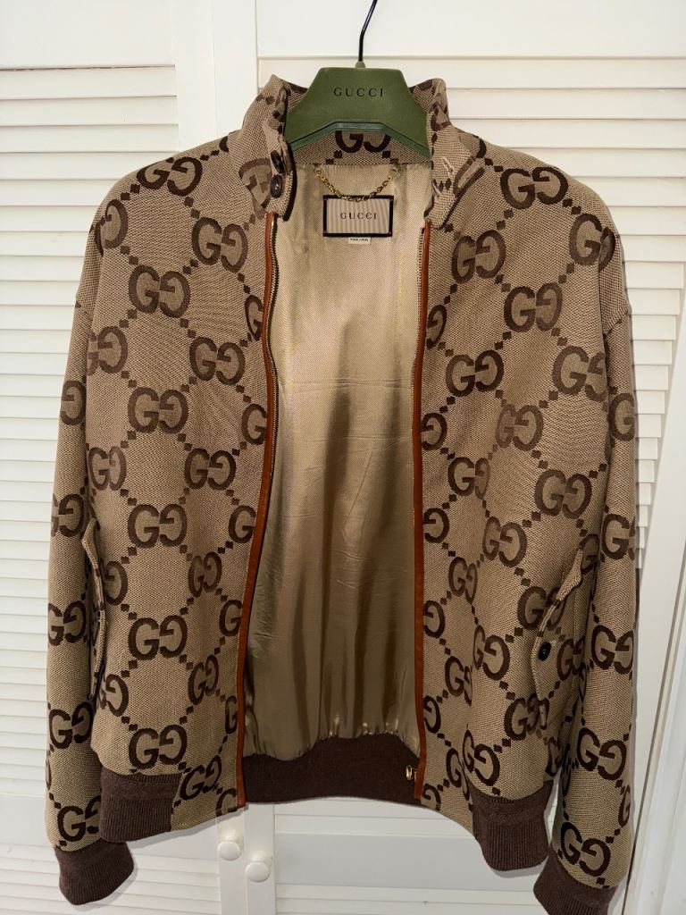 Men’s Gucci GG jacket brand new worn once xxl