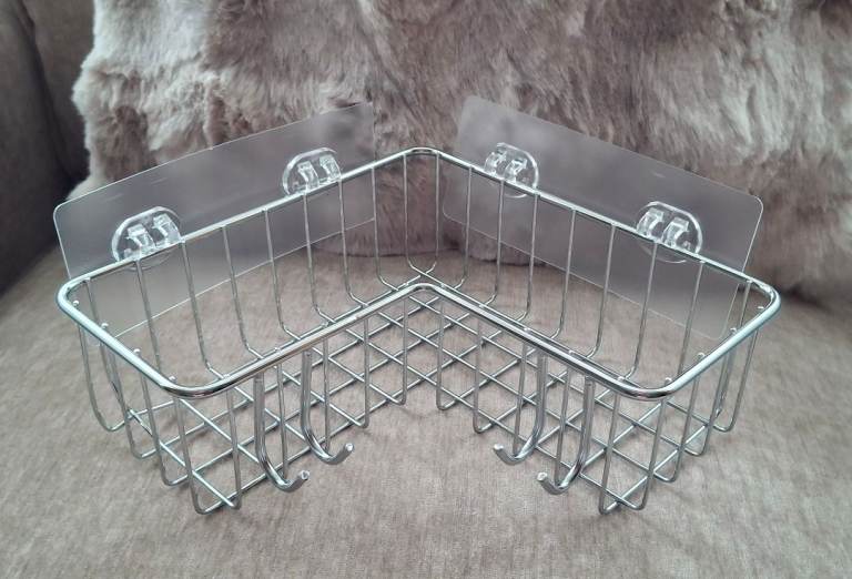 Adhesive Corner Shower Caddy NEW