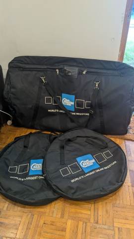 Chain Reaction Cycles 自転車輪行用 キャスターバッグ Chain Reaction Cycles Bike Travel Bag with Wheel Bags | in
