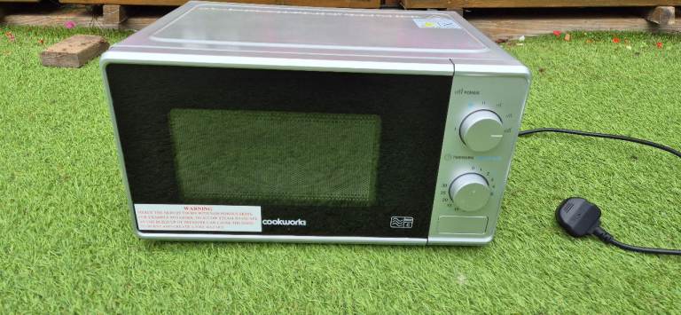 Small microwave for camper caravan motorhome boat.