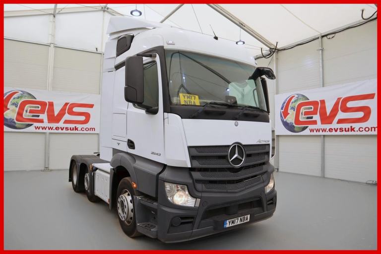 2017 (17 PLATE) Mercedes Benz Actros 2543 6x2 Euro 6 Tractor Units