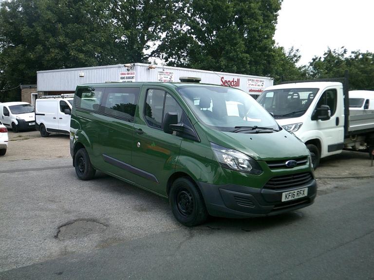 Ford CUSTOM 9 SEATER,2016,16 REG,GREEN,147k WITH NEW WET BELT,VERY CLEAN VAN