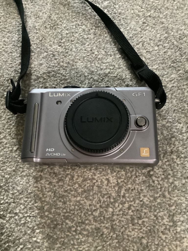 Lumix GF1 Digital Camera with Strap – Good Condition *body only and no charger*