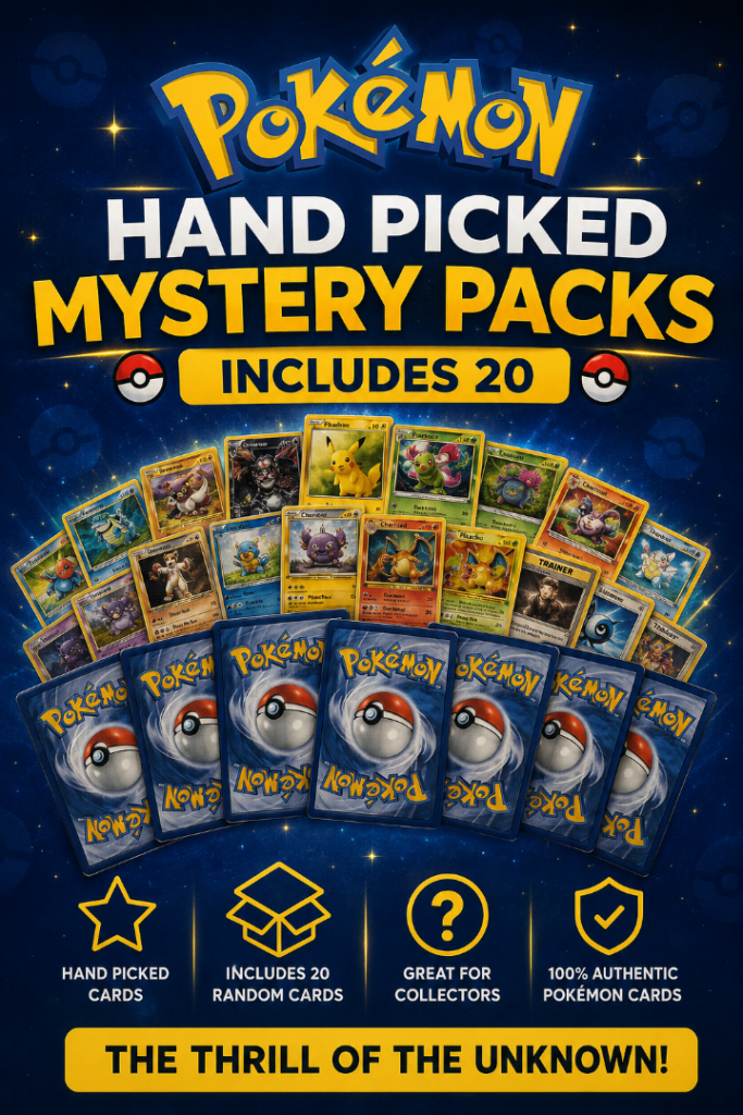 Hand picked mystery pokemon cards includes shinys 