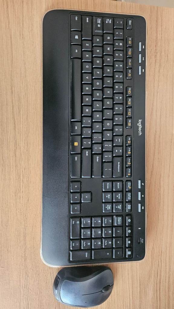 Logitech wireless mouse and keyboard 