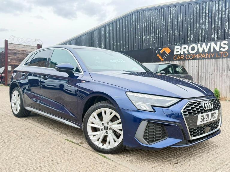 2021 Audi A3 1.4 TFSIe 40 S line Sportback S Tronic Euro 6 (s/s) 5dr 13kWh HATCHBACK Petrol/Elect...