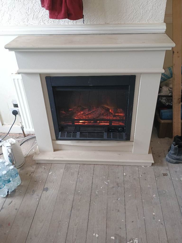 Electric Artificial fire with surround 