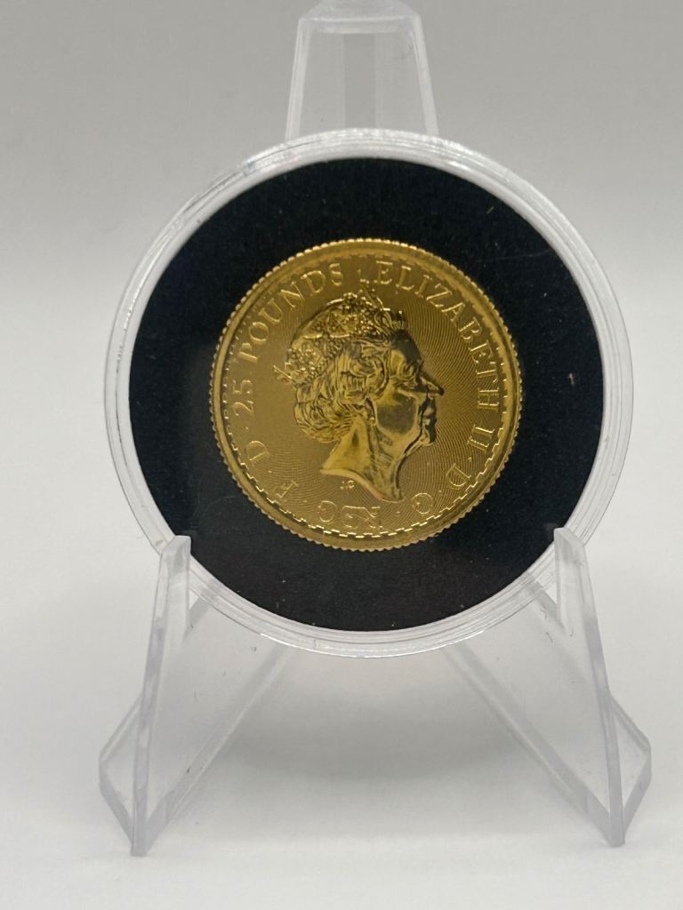 1/4 oz Gold Britannia 2022 Queen Elizabeth II