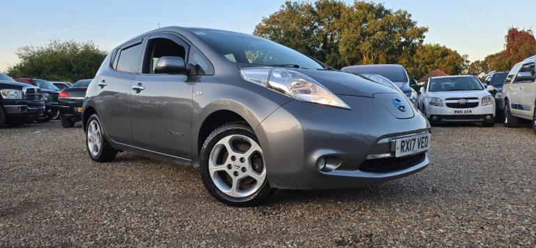 2017 NISAN LEAF 80KW ACENTA 30K WH 5 DOOR HATCH AUTOMATIC GREY ULEZ FREE