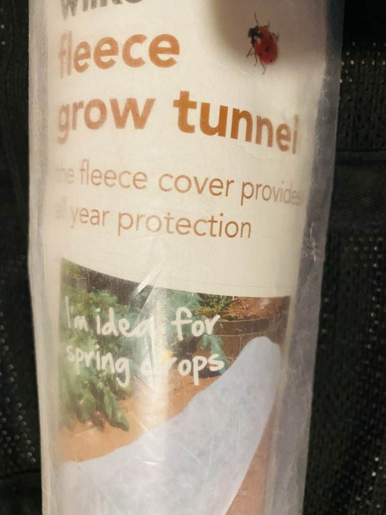 image for  White Grow Tunnel Traditional Fleece - 3m x 45cm x 45cm (1 Pc.)