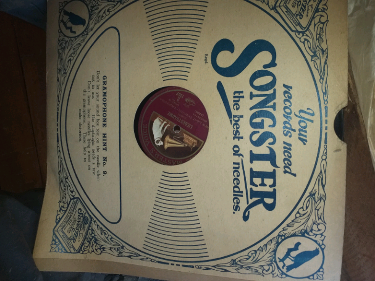 Antique vinyl records 