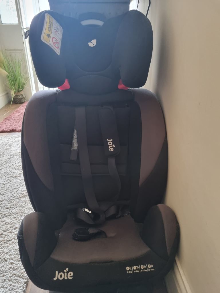 Joie Car Seat - Black/Grey, Good Condition
