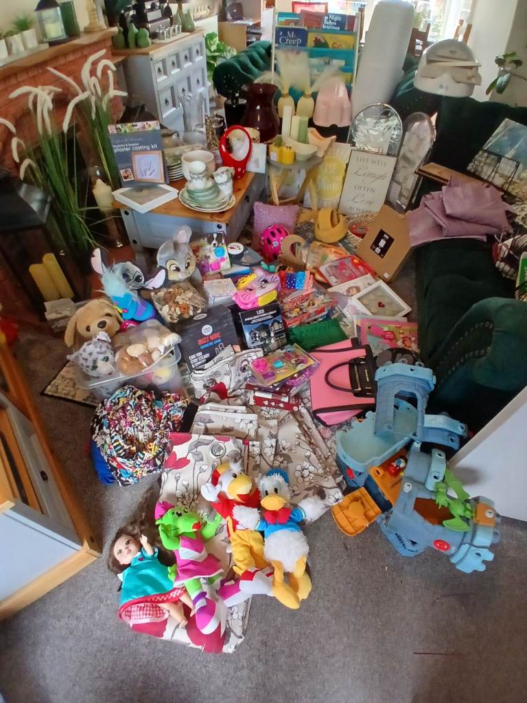 Mixed Lot of Toys, Clothes, and Household Items – Good Condition