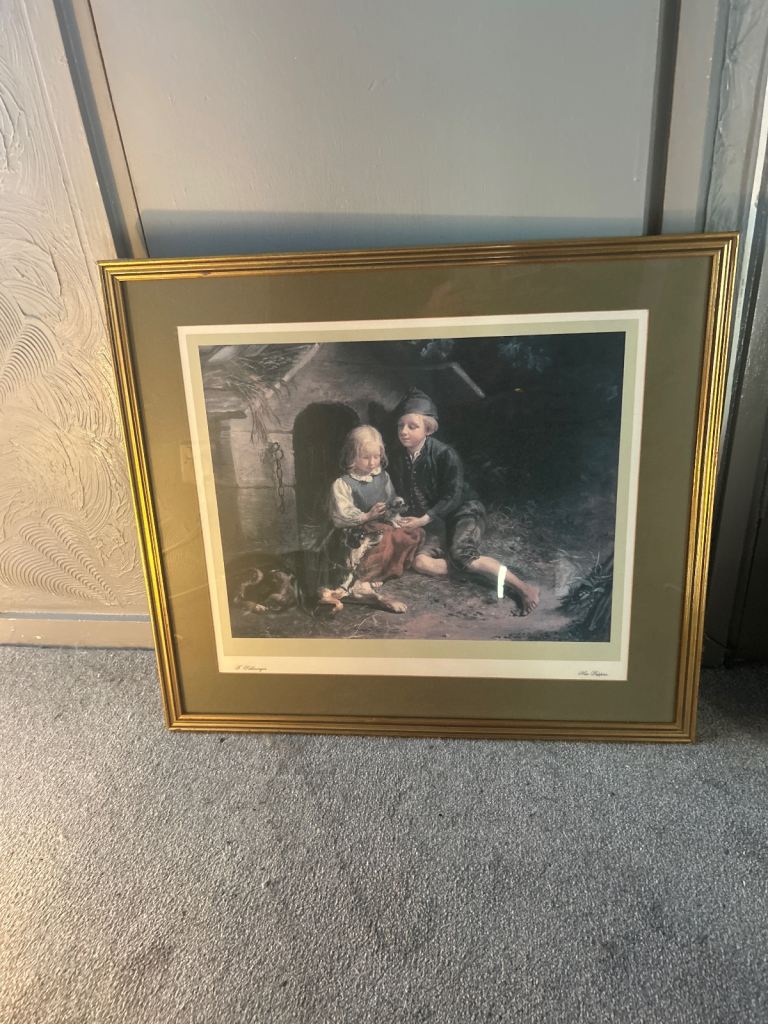Framed F Schlesinger print