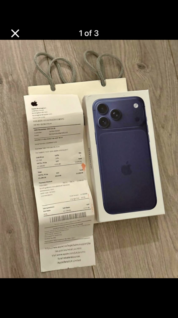 Iphone 17 Pro Max 1TB Unused