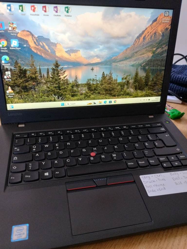 Lenovo 16GB RAM laptop. Windows 11, FULL OFFICE, i5, 300GB SSD + 500GB HDD, Local delivery